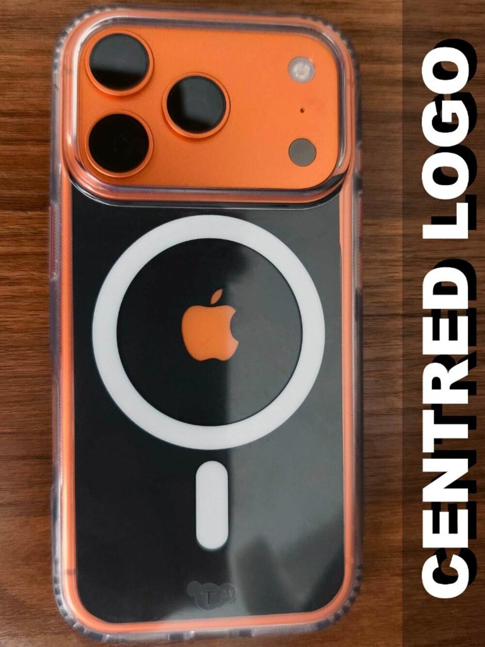 For iPhone 17 pro OCD EDITION CENTRED STICKER in Matte Black